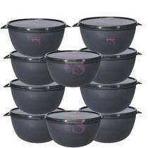 Kit 10 Potes Bowl 1 Litro Aptos Para Freezer, Micro-ondas e Lava-louças - Fina Sintonia