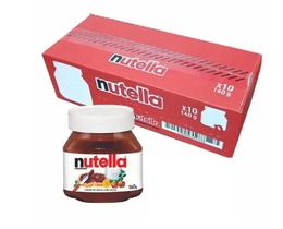 Kit 10 Potes de Creme De Avelã Com Cacau 140g Nutella