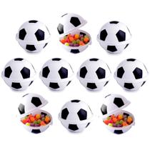 Kit 10 Potes de Lembranças Festa Infantil e Aniversário Bola de Futebol Timão - Plasútil