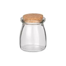 Kit 10 Potes de Vidro de Sais 100ml com Rolha para Armazenamento