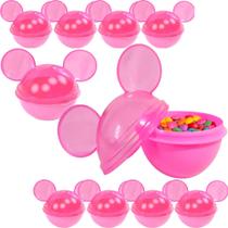 Kit 10 Potes Orelha Minnie Rosa Festa Aniversario Lembrança Kit 10 Potes Orelha Minnie Rosa Festa Aniversario Lembrança
