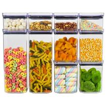 Kit 10 Potes Organizacionais Herméticos Alimentos Temperos
