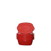 Kit 10 Potes Oval 1600ml