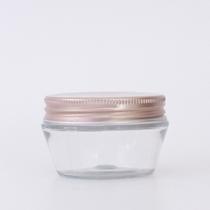 Kit 10 Potes Pet Cristal Transparente 50ml com tampa Alúminio ou Plástica Potinho Plástico 50g - IB