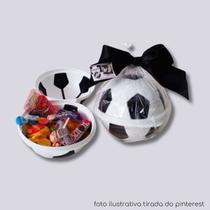 Kit 10 Potes Plasútil Futebol Lembrancinhas Aniversário