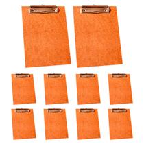 Kit 10 Pranchetas A4 MDF Com oficio prendedor Eficiente de metal Stalo Kit 10 Pranchetas A4 MDF Com oficio prendedor Eficiente de metal Stalo