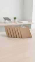 Kit 10 Pranchetas A4 MDF Prendedor Metálico Reforçado Kit 10 Pranchetas A4 MDF Prendedor Metálico Reforçado