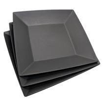 Kit 10 Prato Japonês de Refeição Preto