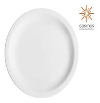 Kit 10 Prato Raso Jantar Iguaçu 25cm Refeição Porcelana