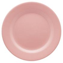 Kit 10 Pratos De Sobremesa Biona Rosa Oxford Cerâmica 19Cm