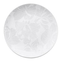 Kit 10 Pratos de Sobremesa Coup Blanc Oxford Porcelana 21cm