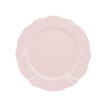 Kit 10 Pratos de Sobremesa Soleil Blush Oxford Porcelana 23cm