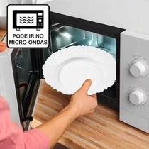 kit 10 Pratos Fundos Petalas Para Festas , Bares e Restaurantes