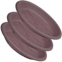 kit 10 Pratos Para Vaso Redondo Jardim plástico abs todas as cores e medidas