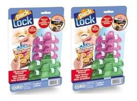 Kit 10 Prendedor Veda Protege Alimentos P M G LigBrin Kit 10 Prendedor Veda Protege Alimentos P M G LigBrin