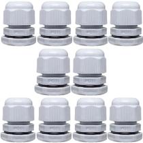 Kit 10 Prensa Cabo Cinza Rosca Curta Padrão PG16-C 3/4 Kit 10 Prensa Cabo Cinza Rosca Curta Padrão PG16-C 3/4