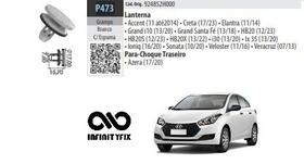 Kit 10 Presilha Grampo Da Lanterna E Para-choque Hyunday Elantra, HB20-P473