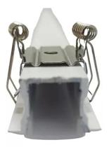 Kit 10 Presilhas Borboleta Gafanhoto Para Perfil Led Gesso