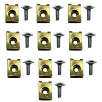 Kit 10 Presilhas Carenagem Biz 100/125 Fan Titan / CROMADO Kit 10 Presilhas Carenagem Biz 100/125 Fan Titan / CROMADO