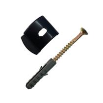 Kit 10 Presilhas P/ Trilho Suiço Simples Preto