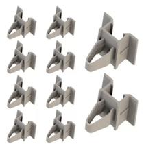 kit 10 Presilhas Soleira Interna Porta Citroen C3 C5 Ds3