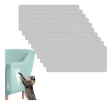 Kit 10 Protetores Adesivos Sofá Mobilia Gato Ant Transparent Kit 10 Protetores Adesivos Sofá Mobilia Gato Ant Transparent