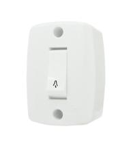 Kit 10 Pulsador Campainha de Sobrepor 6A Branco - Ilumi