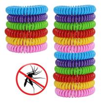 Kit 10 pulseiras repelentes infantil anti dengue insetos citronela - toy