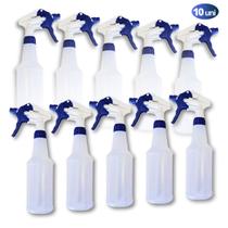 Kit 10 Pulverizador Borrifador 500ml Spray Perfect Azul