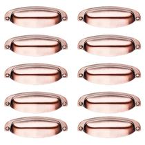 Kit 10 Puxador Concha Provençal Paris Cobre Fosco Para Gaveta Móveis Kit 10 Puxador Concha Provençal Paris Cobre Fosco Para Gaveta Móveis