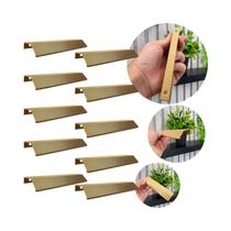 Kit 10 Puxador Firenze Sobreposto 7015 45 146mm