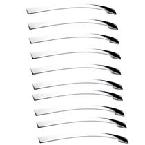 Kit 10 Puxador Iris 192mm Cromado Para Gaveta Kit 10 Puxador Iris 192mm Cromado Para Gaveta