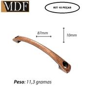 Kit 10 Puxador Liso 8,7 X 1cm Caixa e Bandeja Artesanato Kit 10 Puxador Liso 8,7 X 1cm Caixa e Bandeja Artesanato