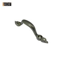 Kit 10 Puxador Pontas Trabalhada 7 X 9cm para Caixa e Bandeja Artesanato