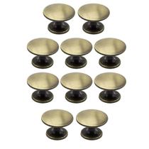 Kit 10 Puxador Ponto 31mm Antique Para Gaveta
