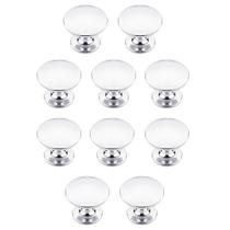 Kit 10 Puxador Ponto 31mm Cromado Para Gaveta