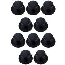 Kit 10 Puxador Ponto Redondo Canela Preto Fosco Para Gavetas De Móveis Kit 10 Puxador Ponto Redondo Canela Preto Fosco Para Gavetas De Móveis