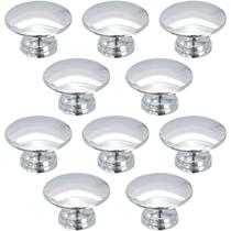 Kit 10 Puxadores 199 Tucson Ponto Cromado Para Móveis Armários e Gavetas Kit 10 Puxadores 199 Tucson Ponto Cromado Para Móveis Armários e Gavetas