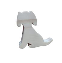 Kit 10 Puxadores de Madeira Cachorro 6cm x 5,5cm Decoração e Móveis Pet