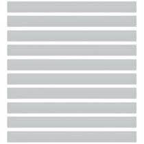 Kit 10 Puxadores Linear Reto Cinza Móveis 20cm Libero Nuovo Torralba Cômoda Guarda Roupa