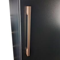 Kit 10 Puxadores Madri Grande com 34cm e furação em 250mm e 320mm Bronze - EdeCasaMóveis Kit 10 Puxadores Madri Grande com 34cm e furação em 250mm e 320mm Bronze - EdeCasaMóveis