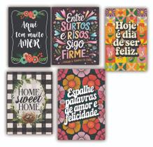 Kit 10 Quadros Decorativos para Casa Sala Quarto Decoração Variados Familia Casa Decoração