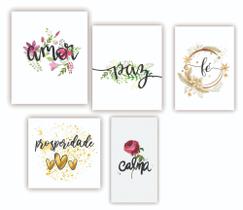 Kit 10 Quadros Decorativos para Casa Sala Quarto Decoração Variados Familia Casa Decoração