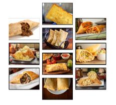 Kit 10 Quadros Pastel Recheado Decorativo Pastelaria 21x15cm