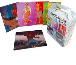 Kit 10 Quebra-cabeças Educativos Folclore do Brasil de 16 peças Kit 10 Quebra-cabeças Educativos Folclore do Brasil de 16 peças