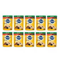Kit 10 Racao Pedigree Sch 100g Carne Racas Media/grande Cada. Kit 10 Racao Pedigree Sch 100g Carne Racas Media/grande Cada.