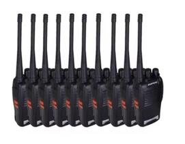 Kit 10 Radio Comunicador Walk Talk 16 Canais Profissional Baofeng 777s Com Fones
