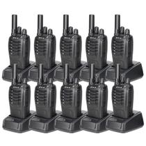 Kit 10 Radio Comunicador Walktalk Talkabout Profissional 777s