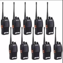 Kit 10 Radio Walk Talk Comunicador 16 Ch 12km Baofeng 777s