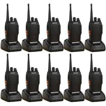 Kit 10 Radios Comunicador Baofeng 777s Profissional Ht Uhf - Envio Imediato